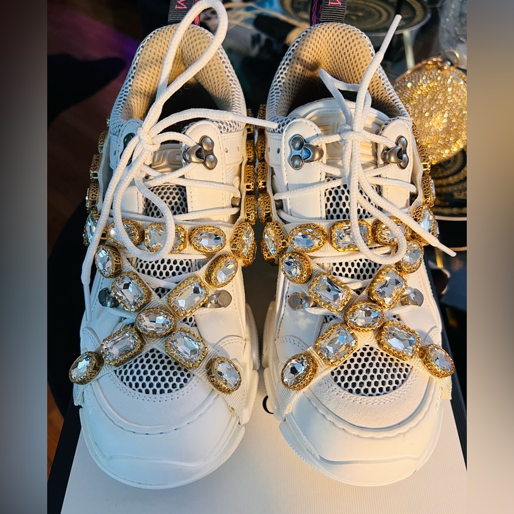 Authentic Gucci Flashtrek Sneakers Women’s Size 9.5